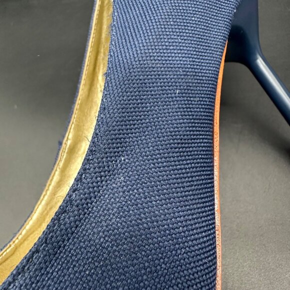 Claire Flowers Navy Blue Pointed Toe Heels Pumps Womens Size 7 Pointed Toe - Picture 13 of 14